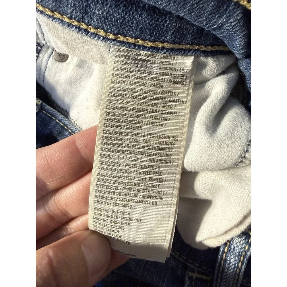 Hollister Women's Super Skinny  Blue Denim Distressed - Picture 7 of 12